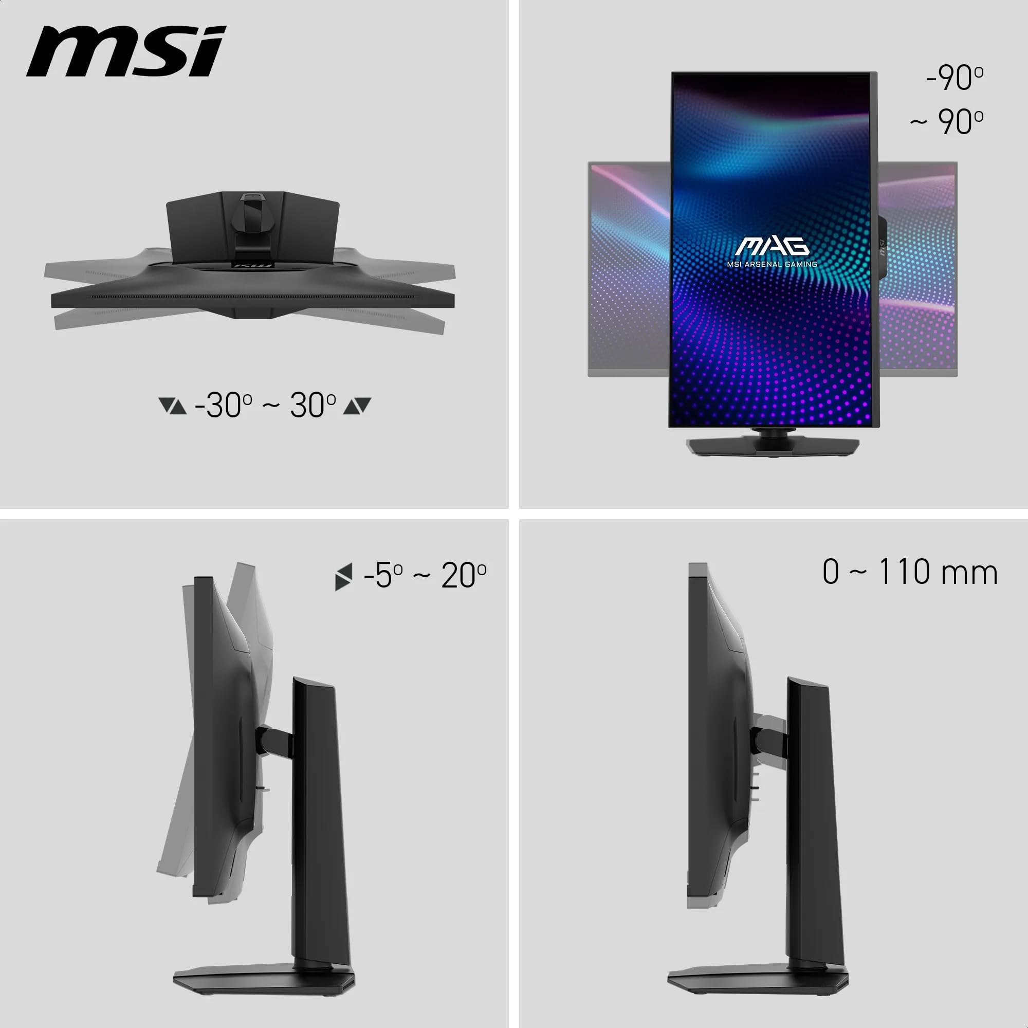MSI MAG E16M 27インチ 4K MiniLED モニター MSI MPG 274URDFW E16M | Monitor Gaming 4K de 27